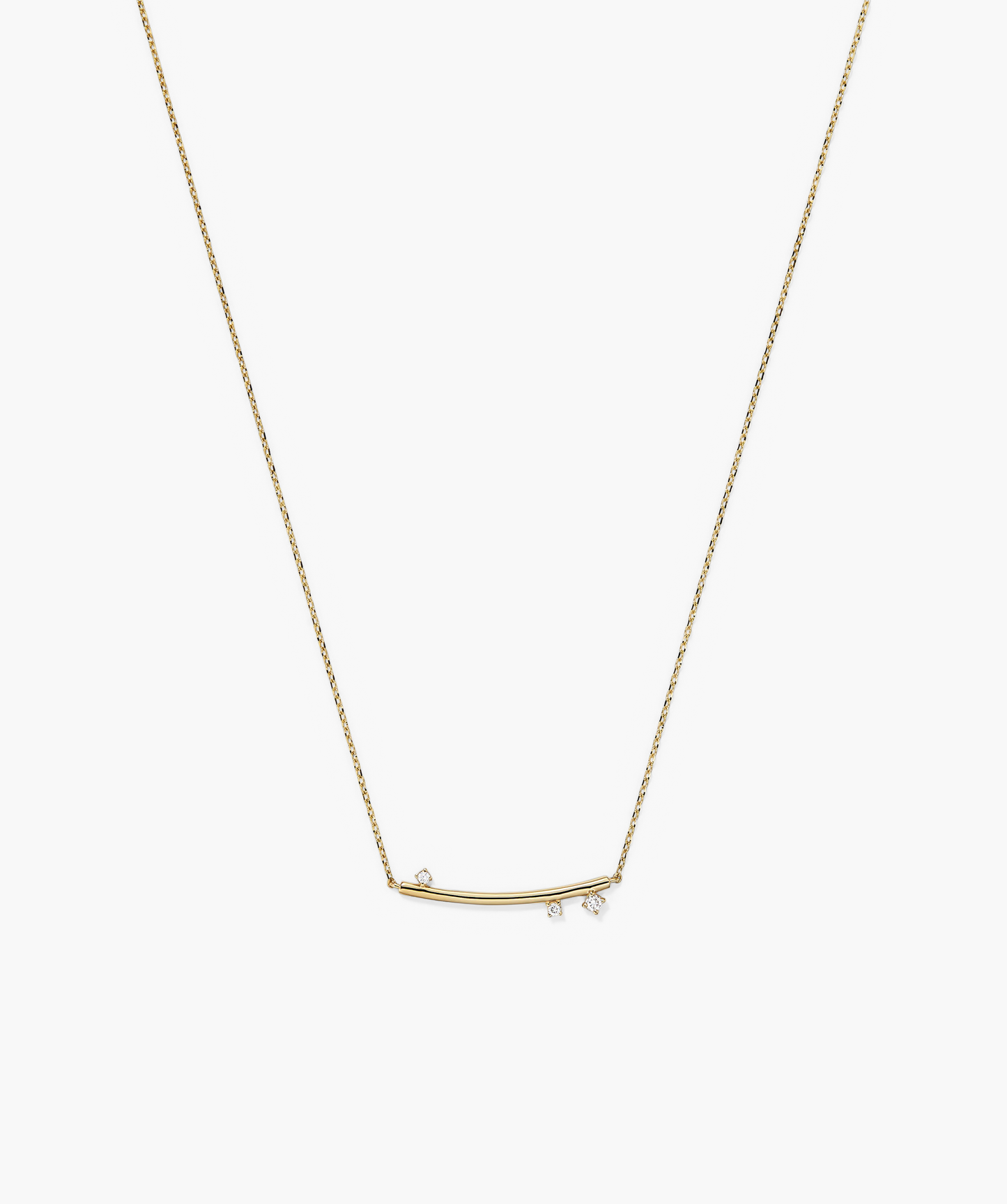Celeste Lab Grown Diamond Horizon Necklace