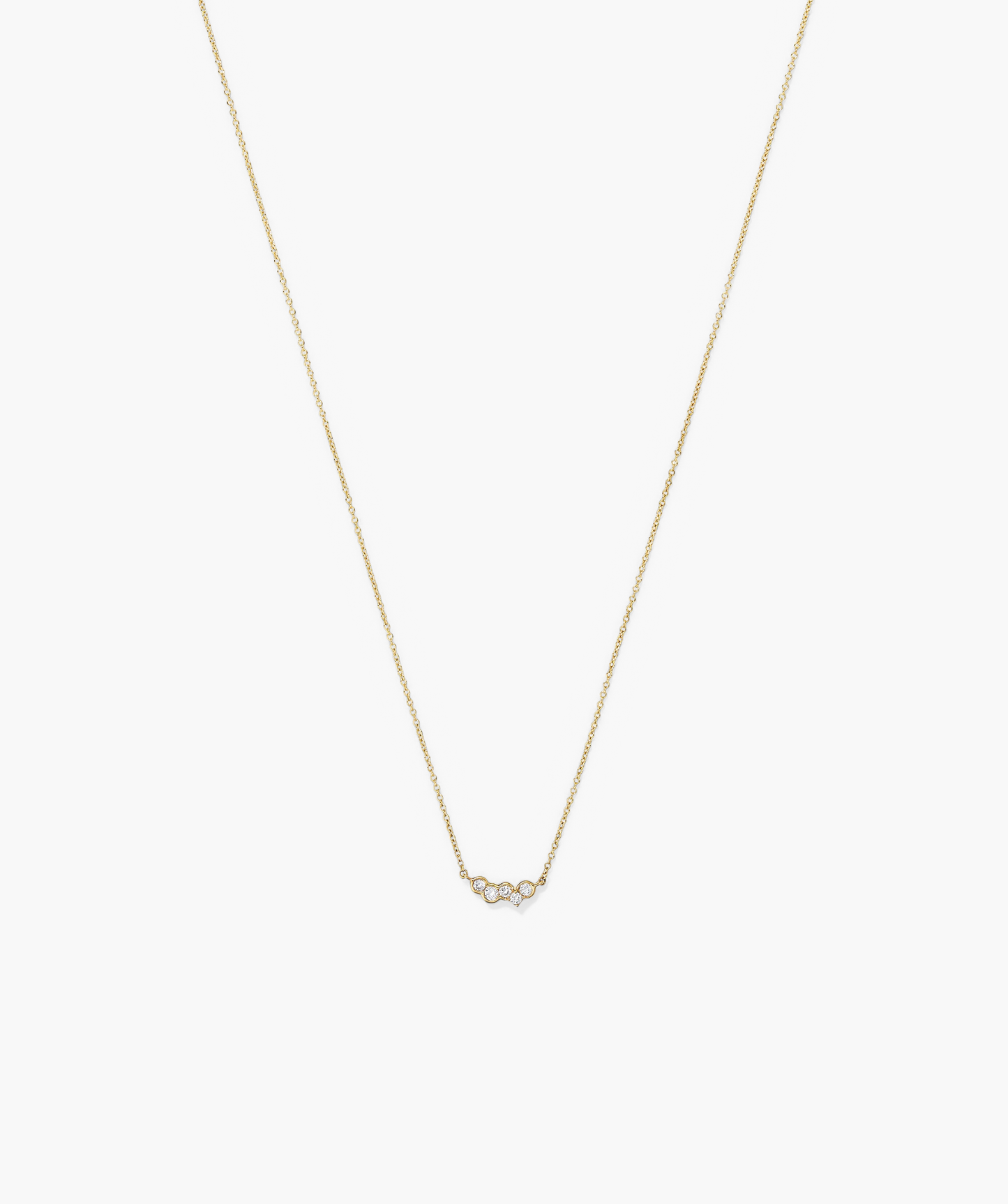 Celeste Lab Grown Diamond Cluster Necklace