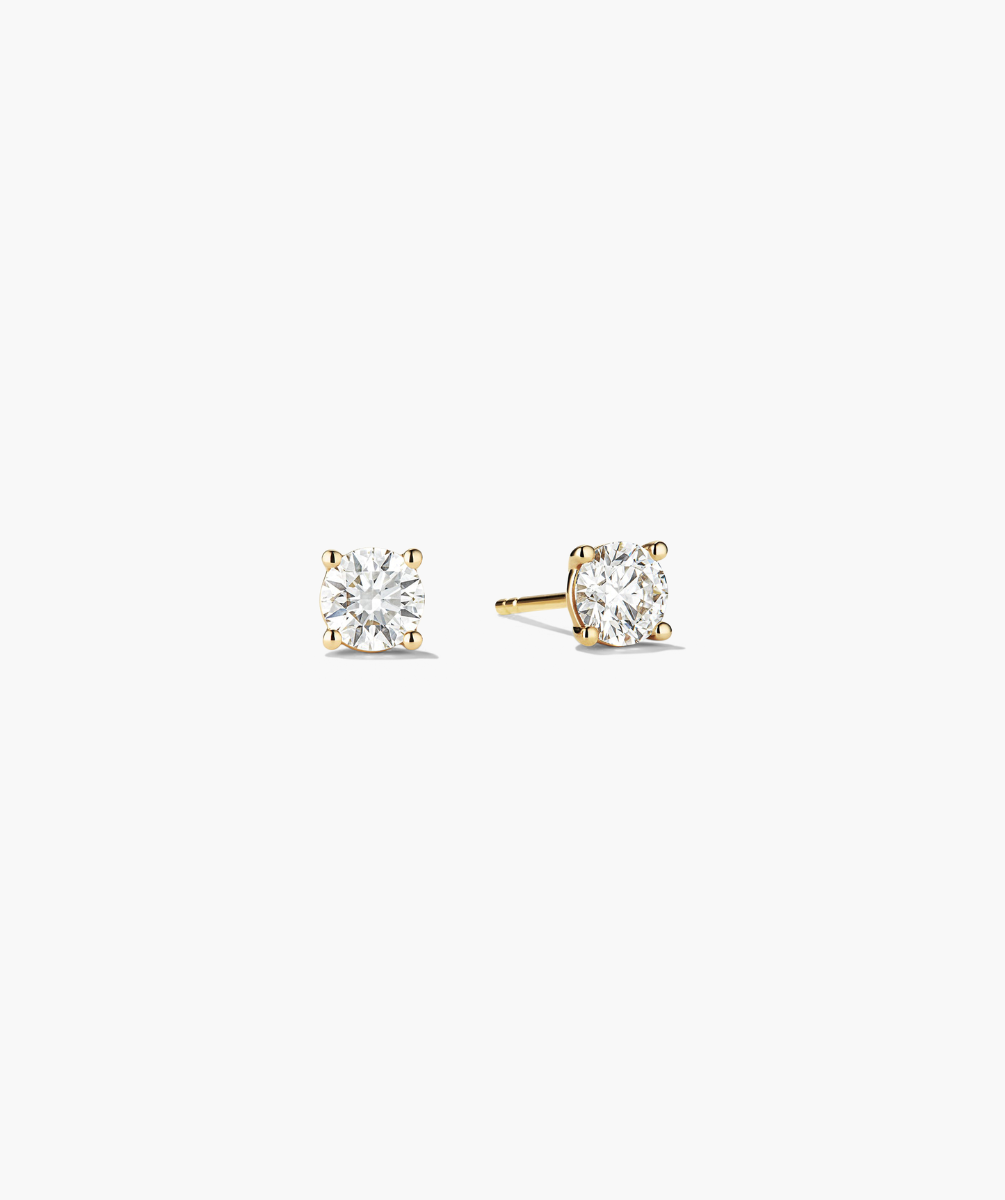 Lab Grown Diamond Round Studs 1 TCW