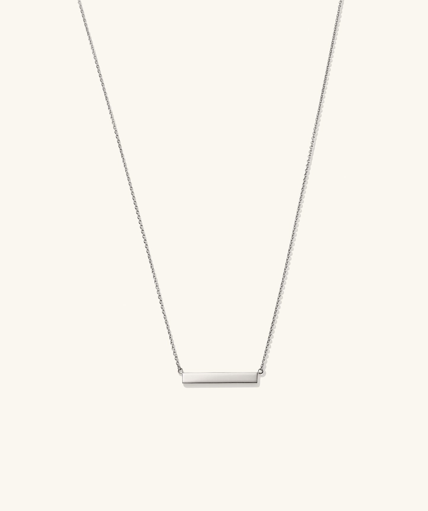 Engravable Bar Necklace