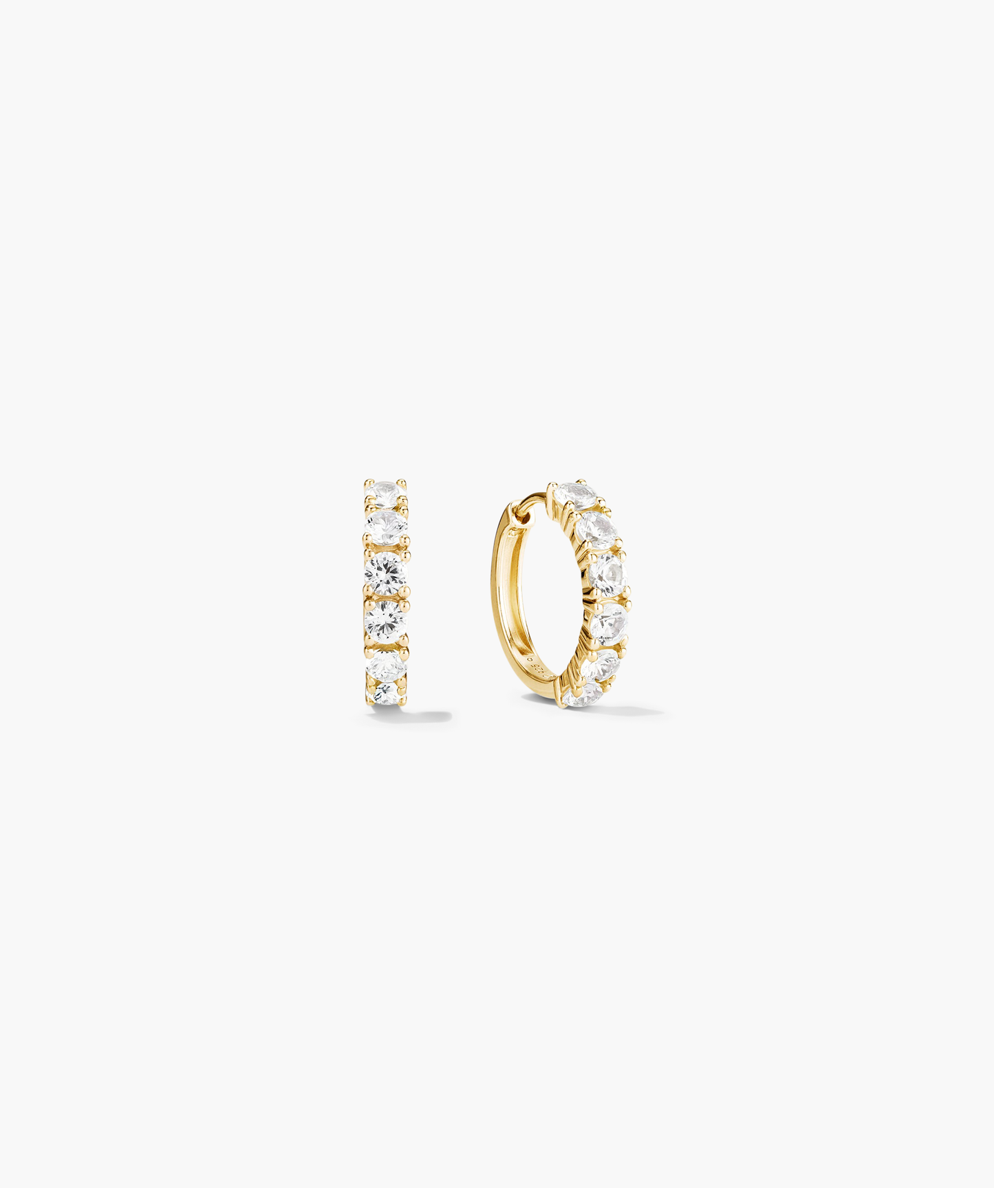 Lab Grown Sapphire Small Hoops
