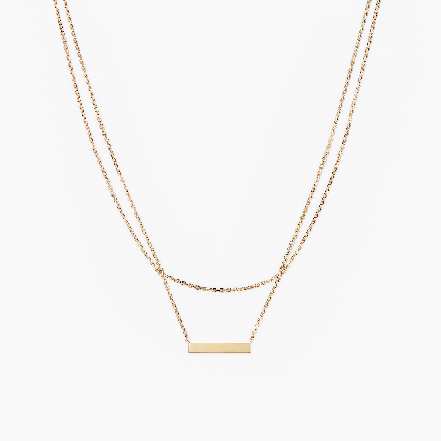 Layered Bar Necklace