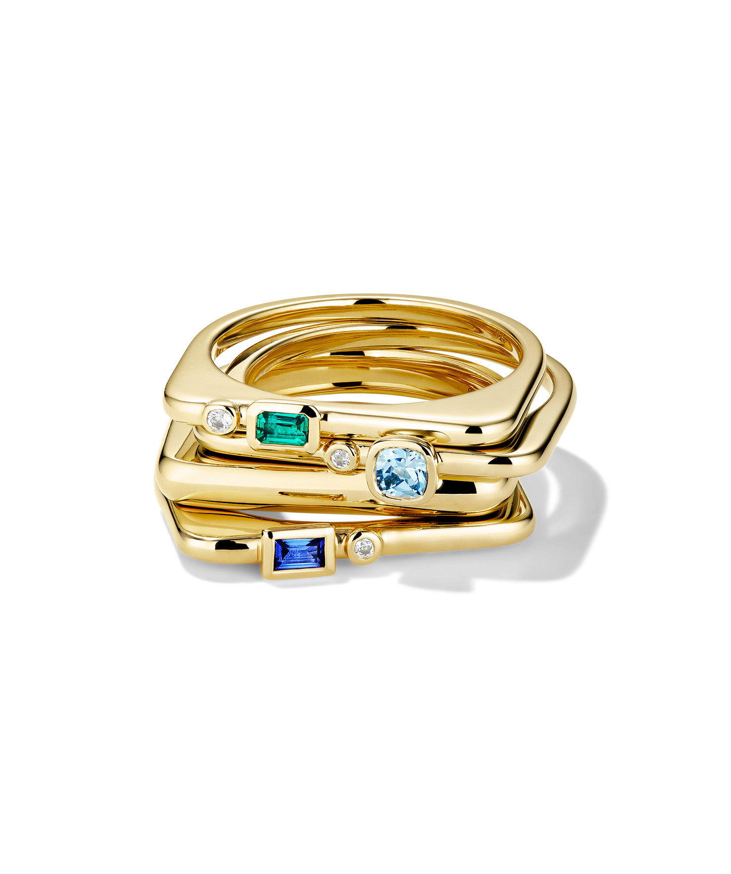 Bold Puzzle Stacking Ring