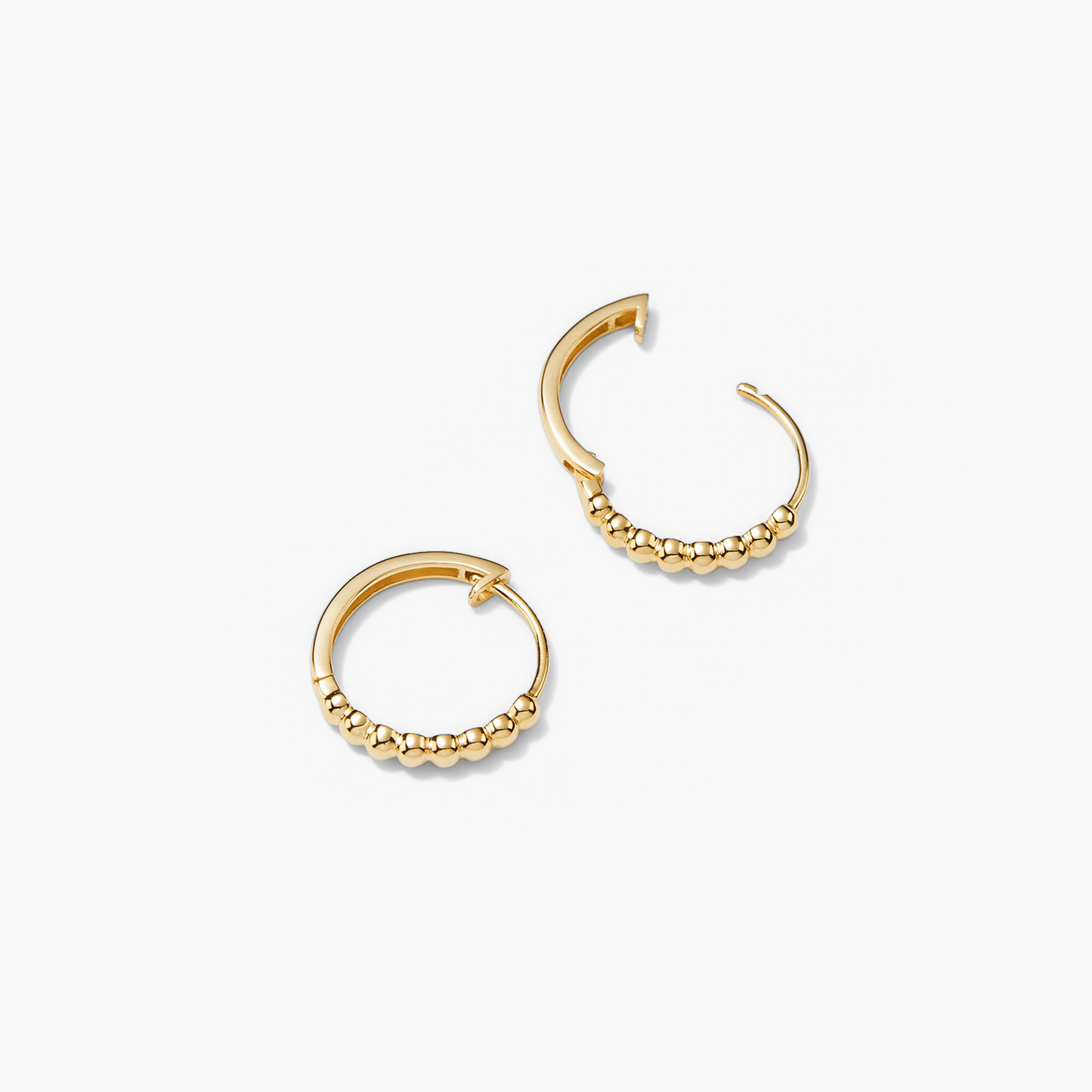 Beaded Small Hoops