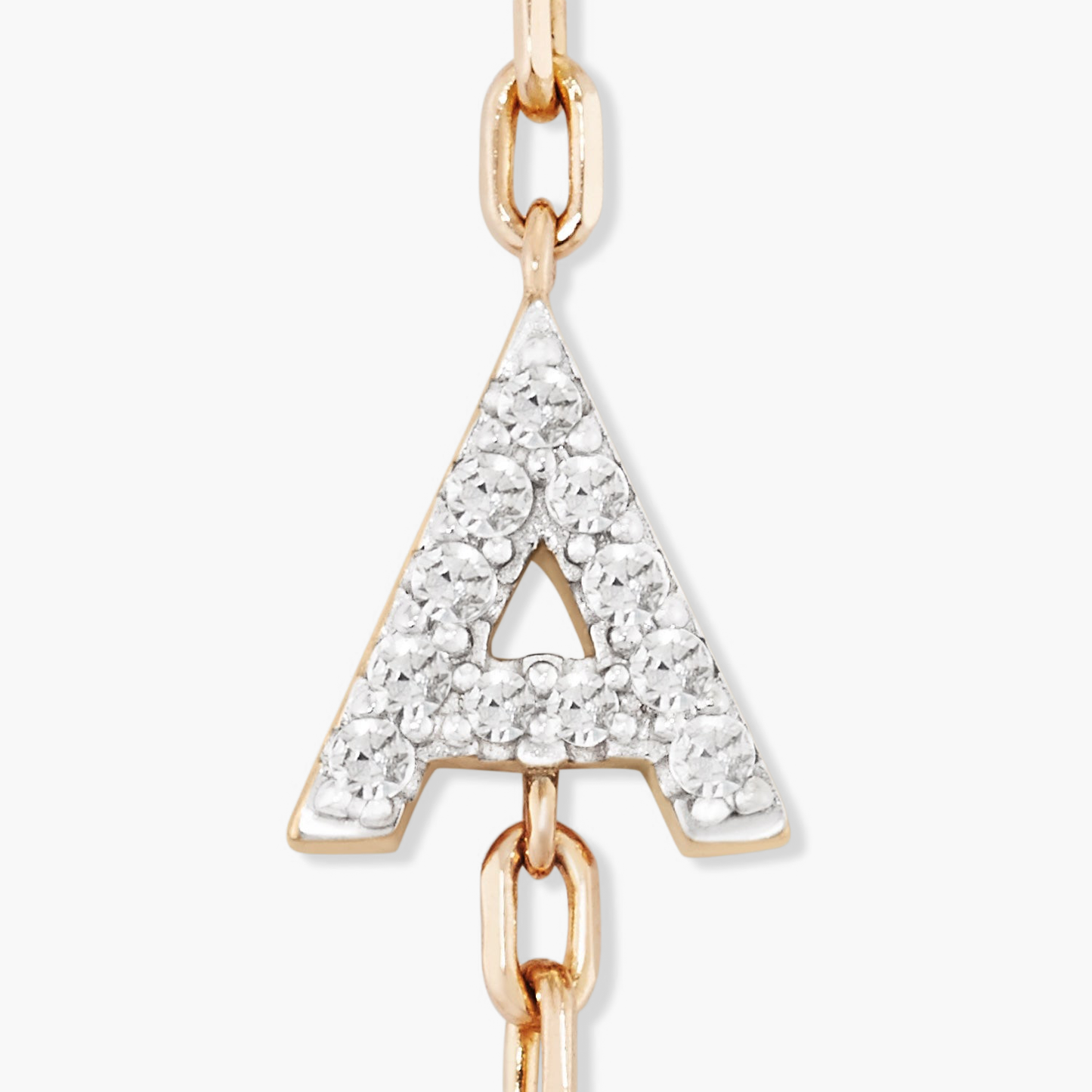 Diamond Letter Bracelet