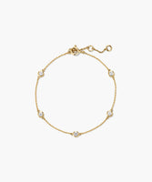 Labor-gezüchtet Saphir Orbit Armband