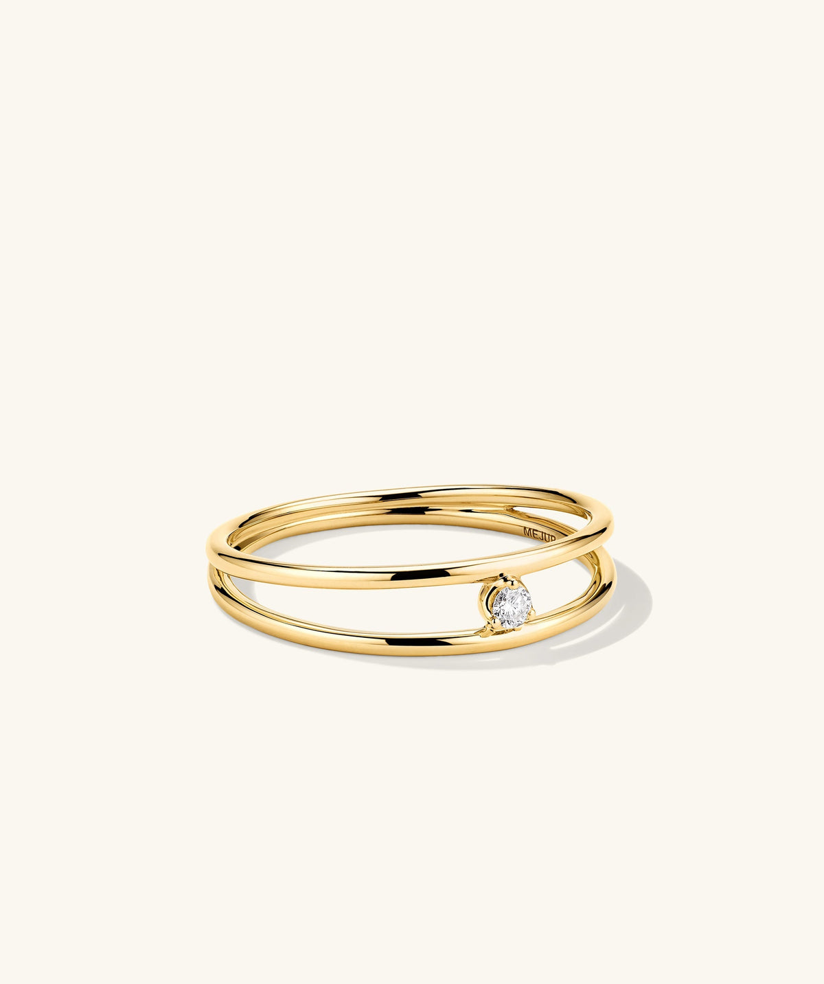 Diamant Double Stacker Ring