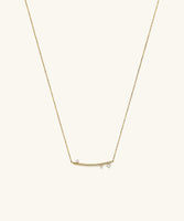 Celeste Labor-gezüchtet Diamant Horizon Halskette