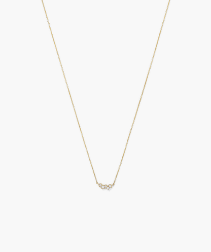 Celeste Lab Grown Diamond Cluster Necklace