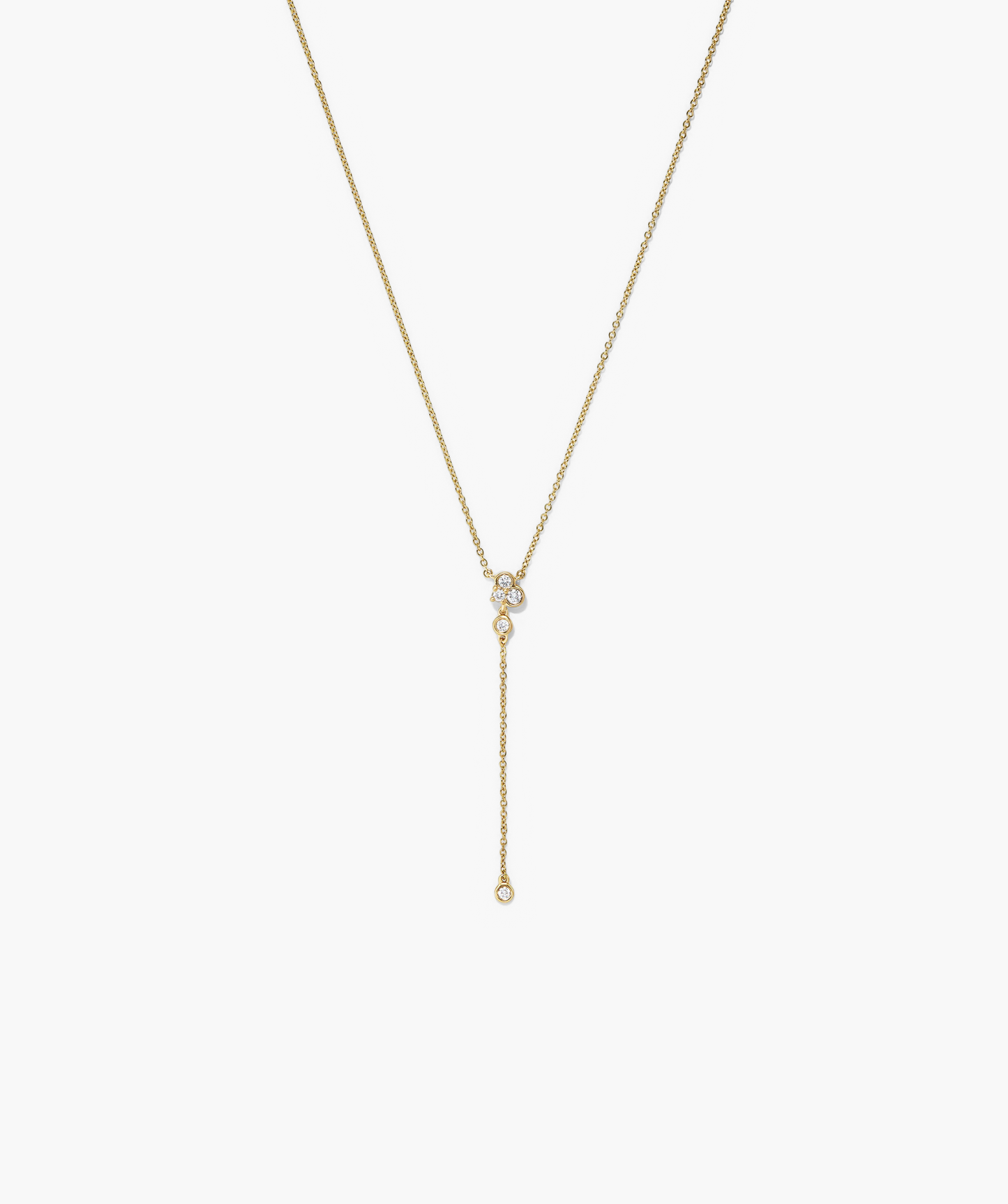 Celeste Lab Grown Diamond Lariat Necklace