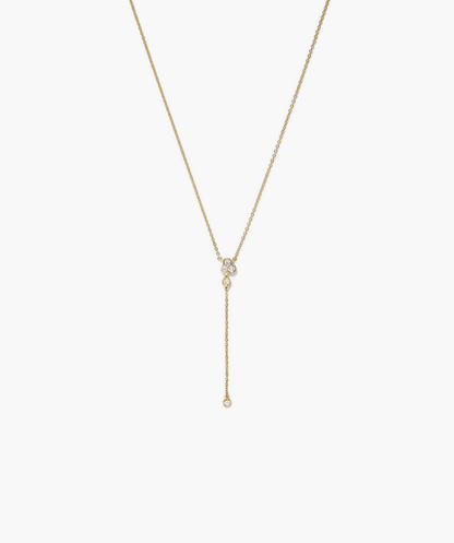 Celeste Lab Grown Diamond Lariat Necklace