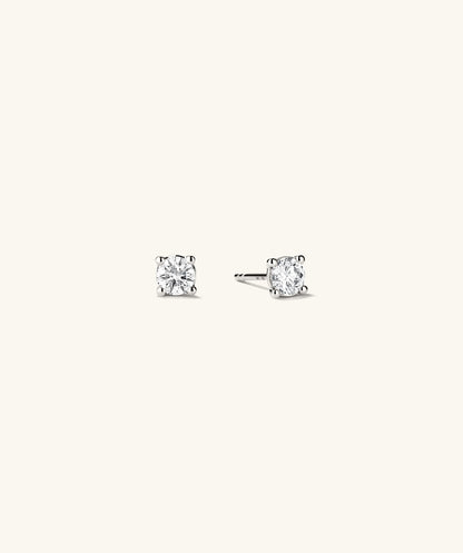 Lab Grown Diamond Round Studs 0.5 TCW