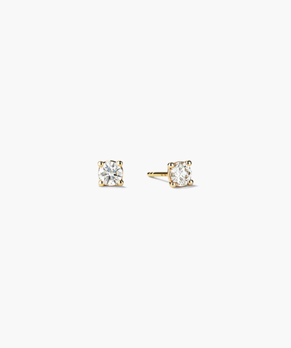 Lab Grown Diamond Round Studs 0.5 TCW