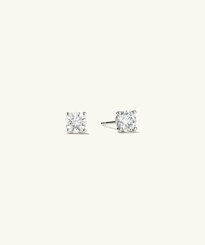 Lab Grown Diamond Round Studs 1 TCW