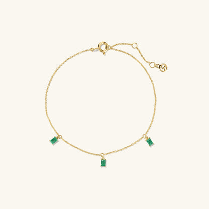 Baguette Gemstone Armband