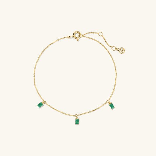 Baguette Gemstone Armband