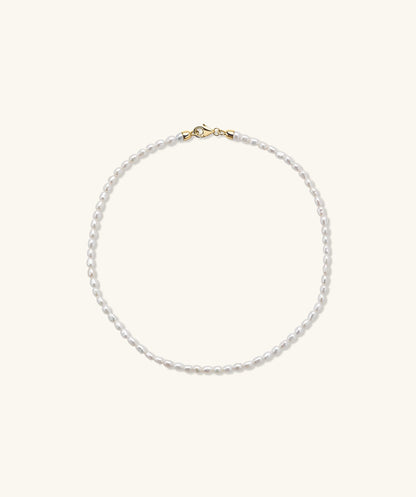 Micro Perle Anklet