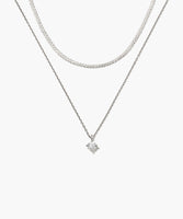 Labor-gezüchtet Saphir Halskette Bundle