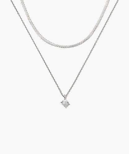 Labor-gezüchtet Saphir Halskette Bundle