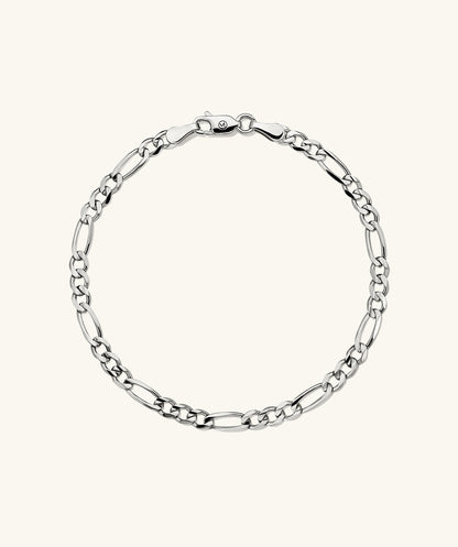 Kräftig Figaro Kette Armband