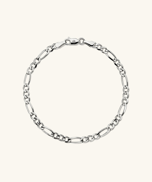 Kräftig Figaro Kette Armband