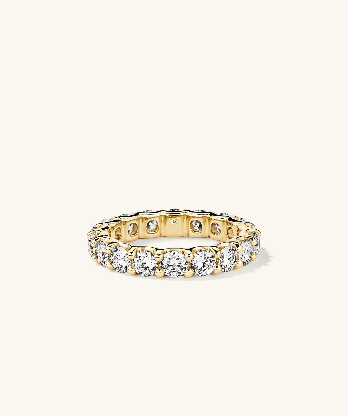 3.5mm Labor-gezüchtet Diamant Eternity Band