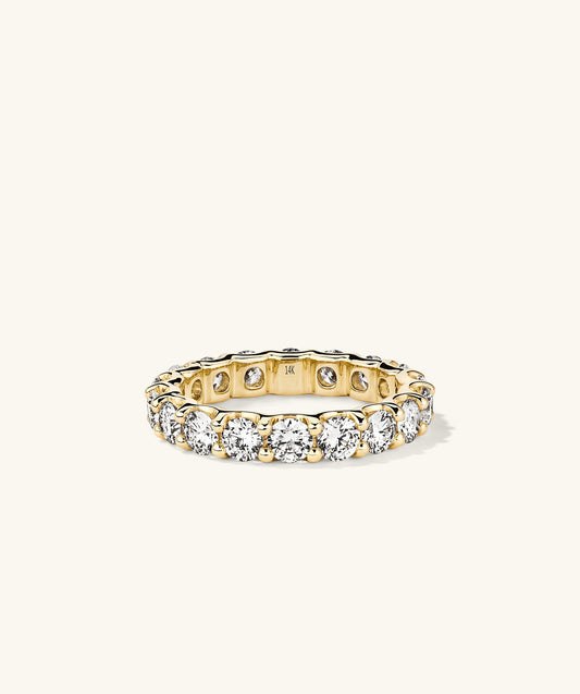 3.5mm Labor-gezüchtet Diamant Eternity Band