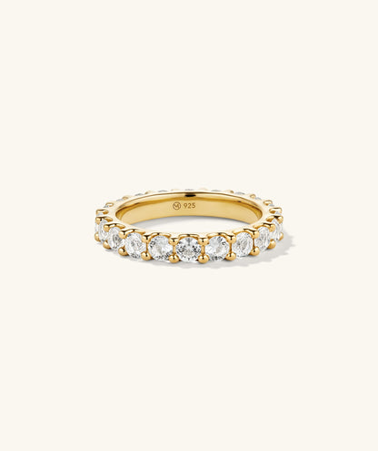 Aurora Labor-gezüchtet Saphir Eternity Ring