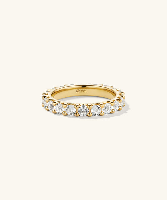 Aurora Labor-gezüchtet Saphir Eternity Ring