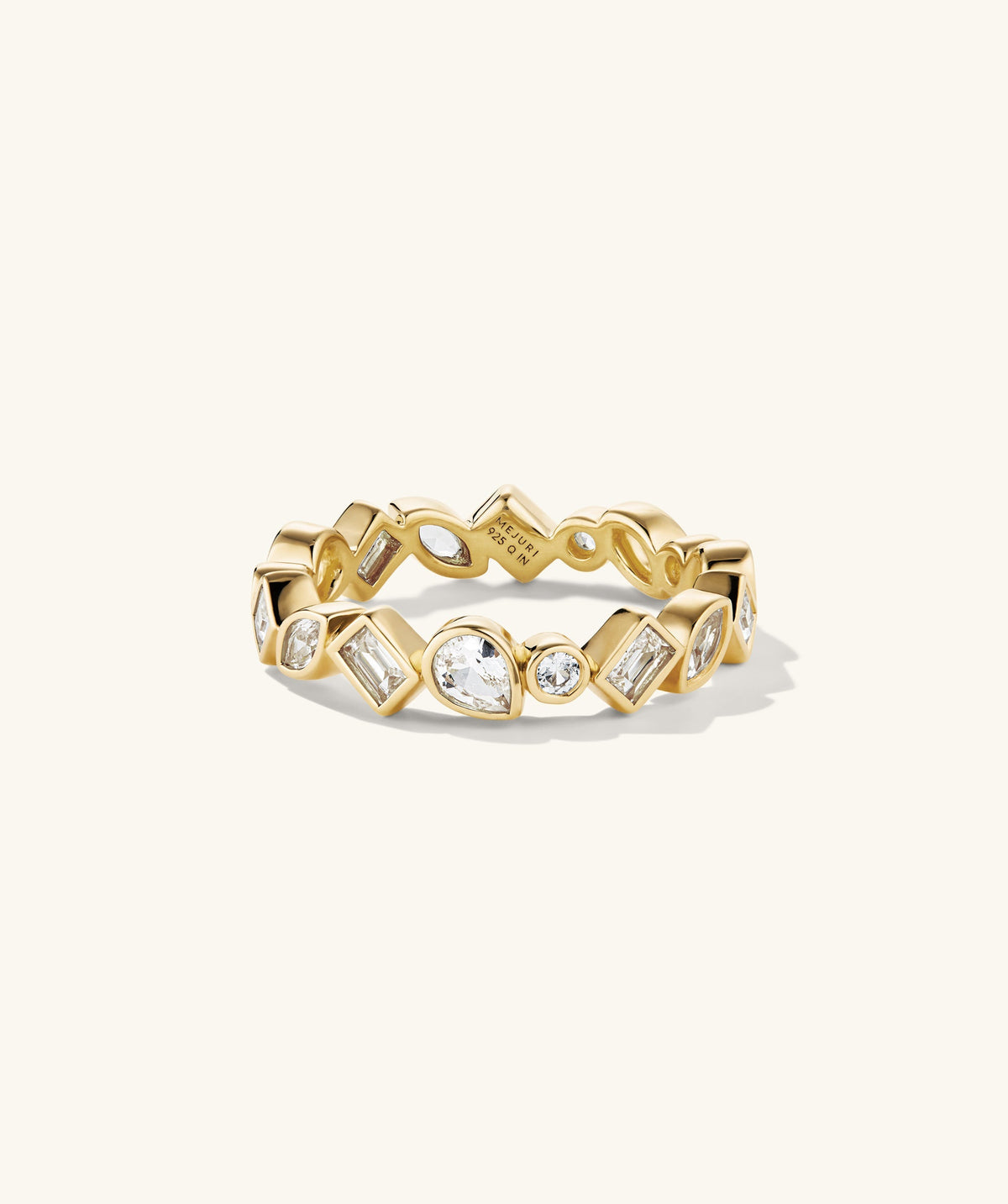 Edie Labor-gezüchtet Saphir Eternity Ring