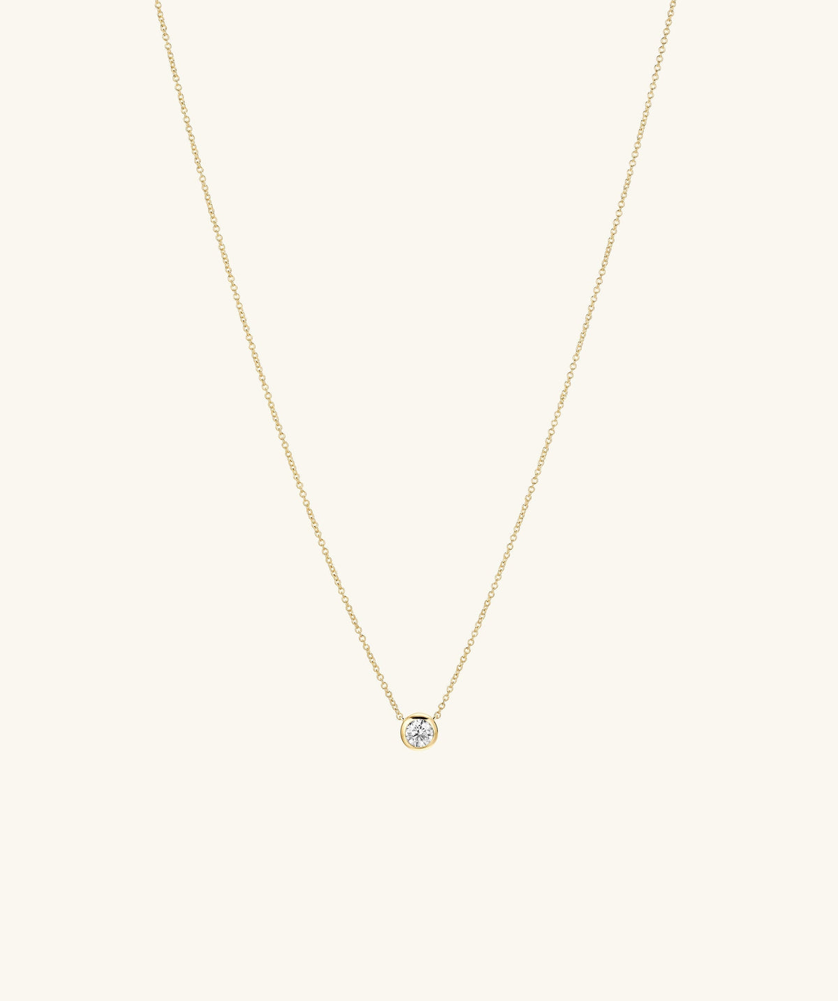 Groß Diamant Halskette