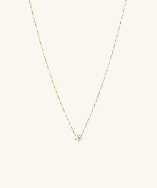 Groß Diamant Halskette