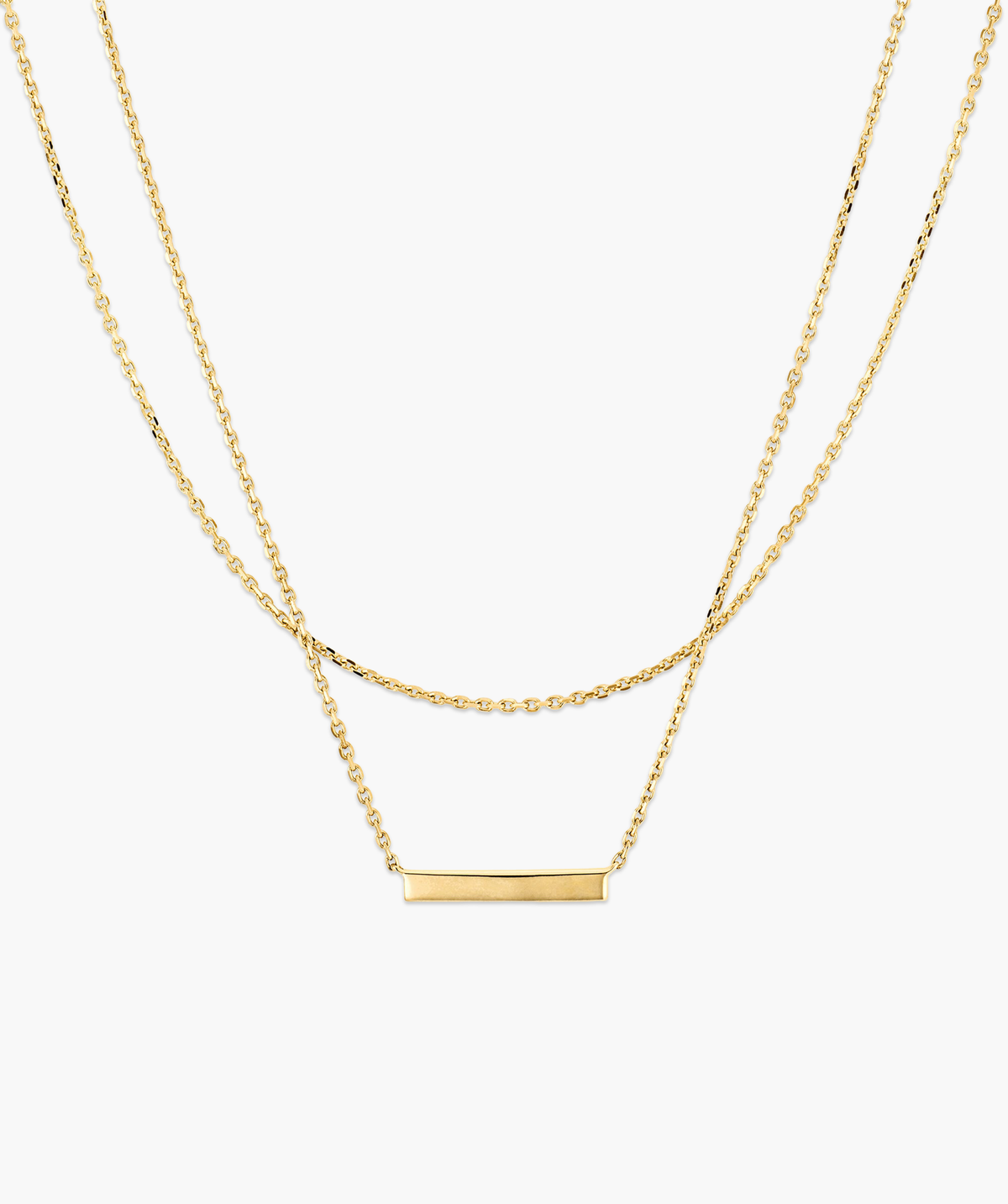 Layered Bar Necklace