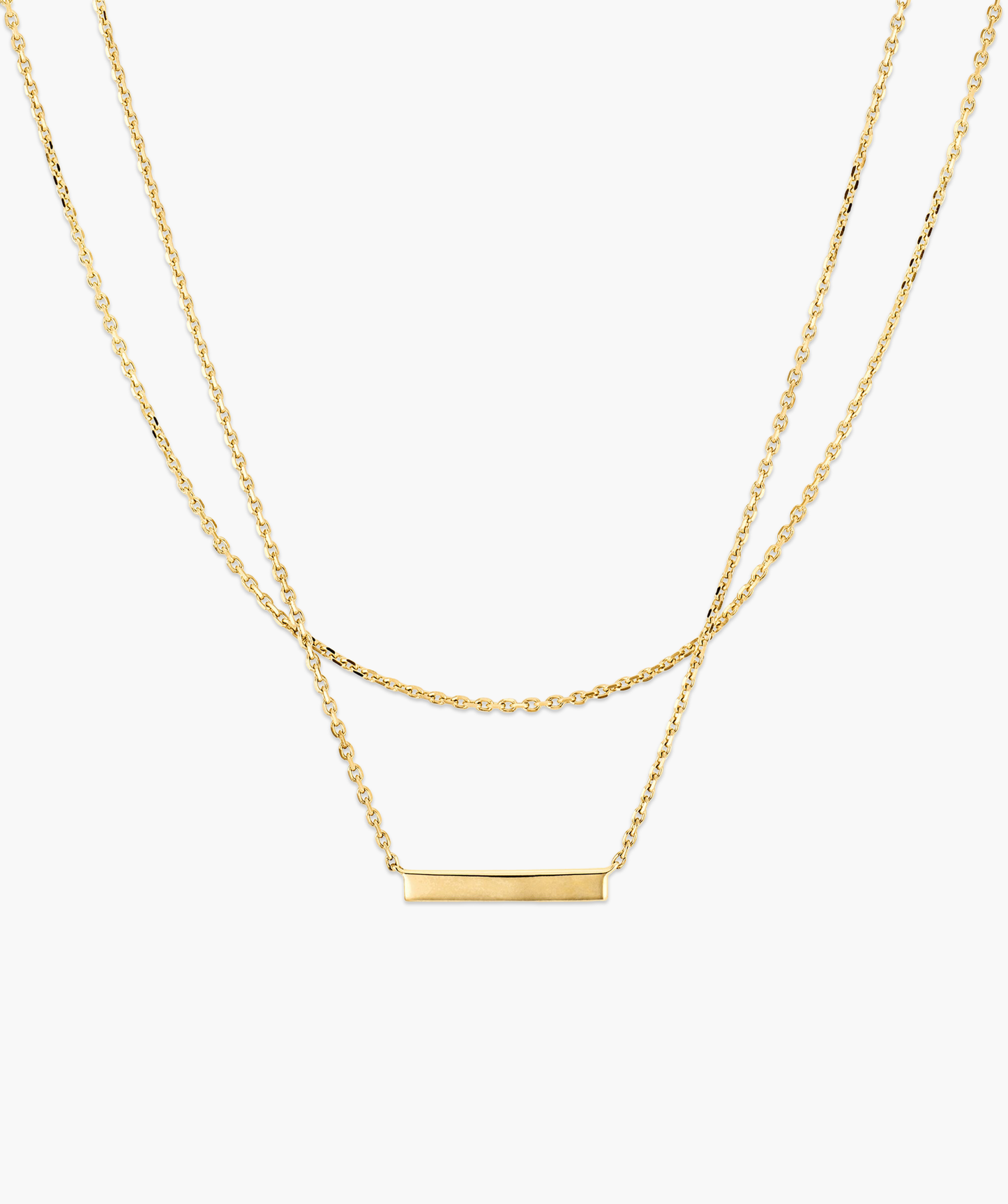Layered Bar Necklace