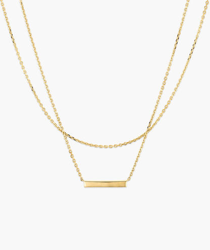 Layered Bar Necklace