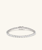 Labor-gezüchtet Saphir Tennis Armband