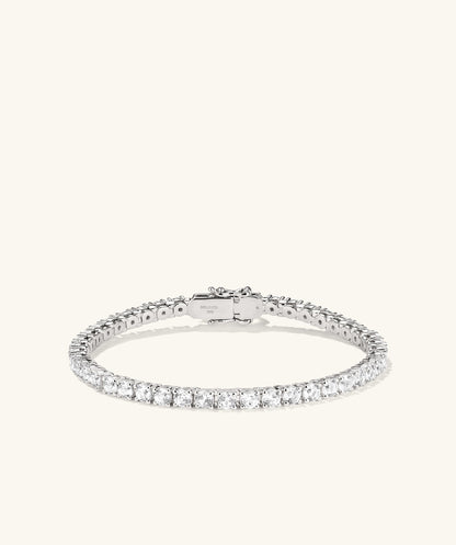 Labor-gezüchtet Saphir Tennis Armband