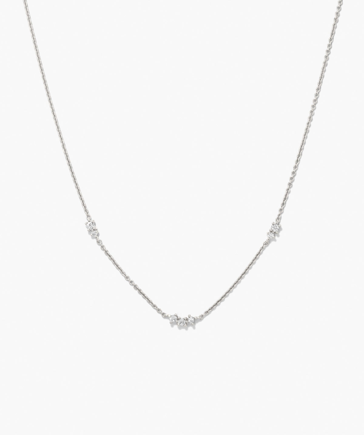 Floating Labor-gezüchtet Saphir Halskette