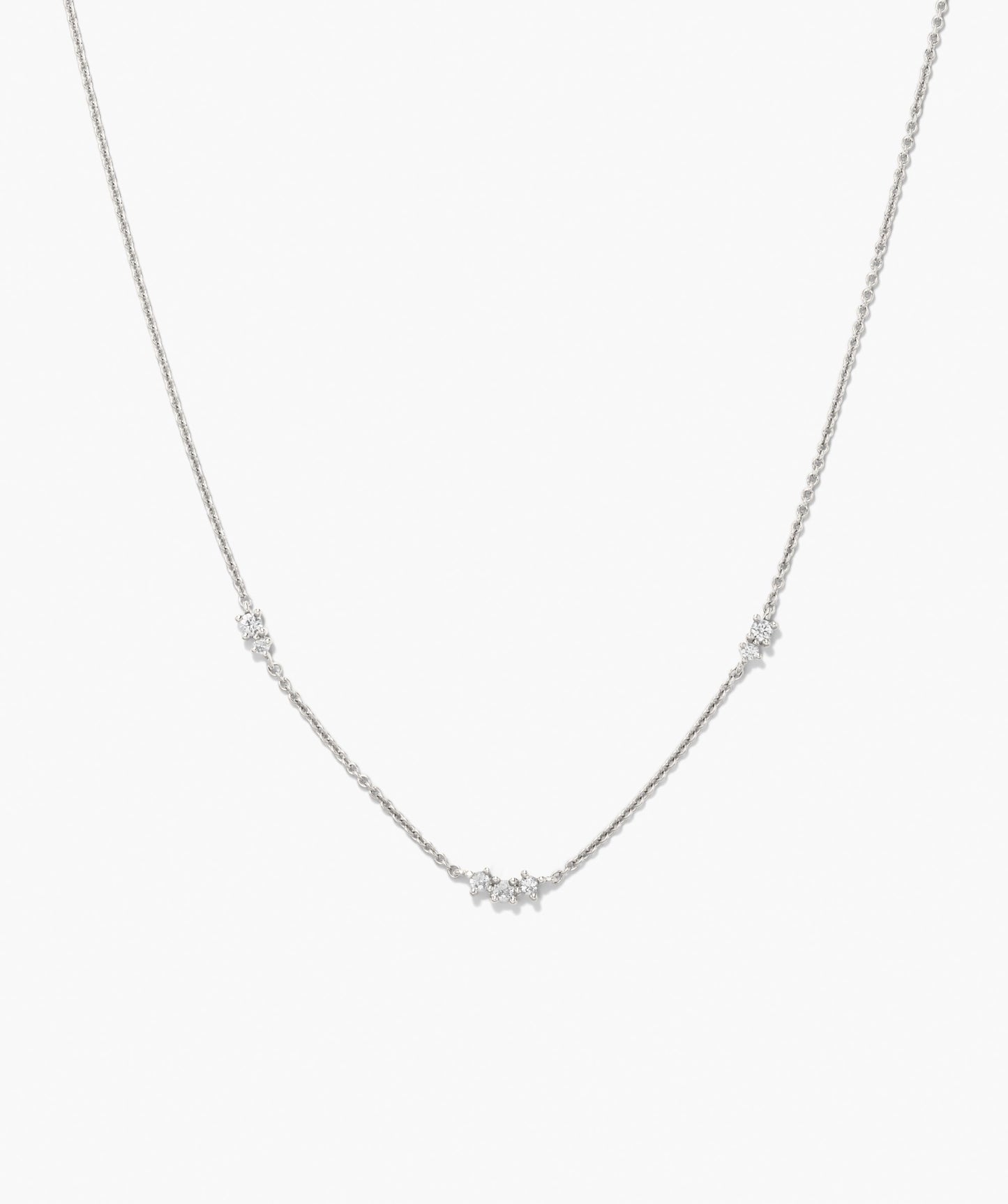 Floating Labor-gezüchtet Saphir Halskette