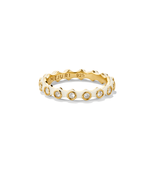 Enamel Charlotte Stacker Ring
