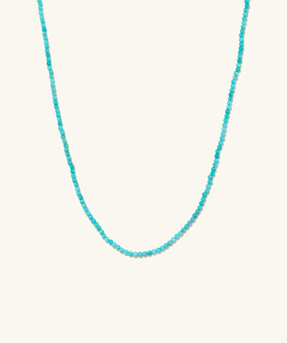 Anya Turquoise Beaded Halskette