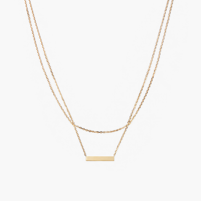 Layered Bar Necklace