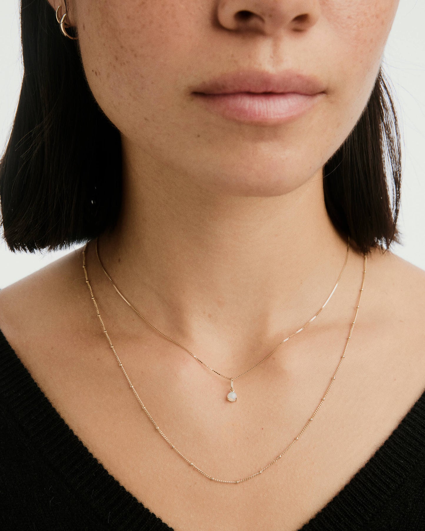 Baby Box Chain Necklace