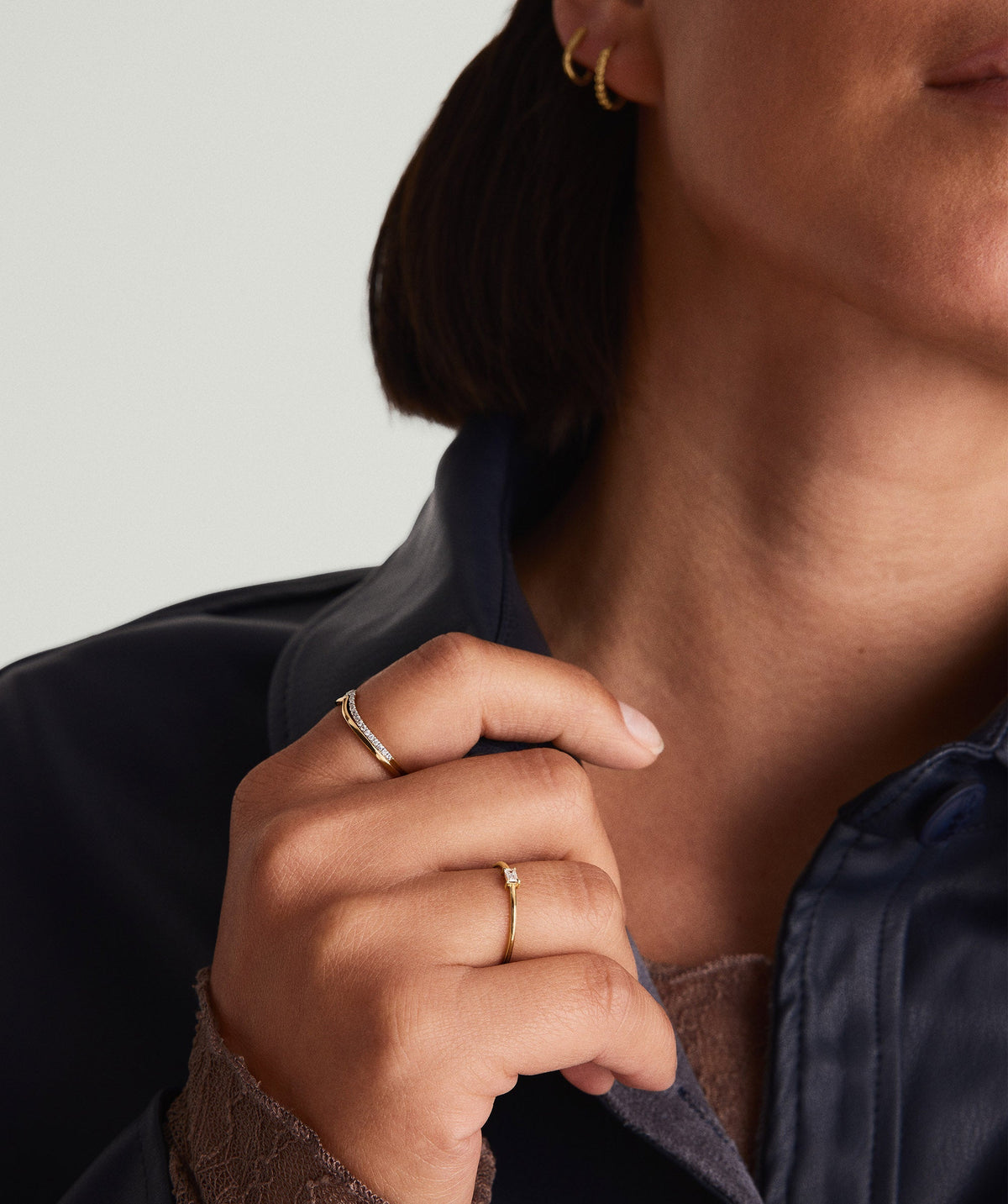 Baguette Stacker Ring