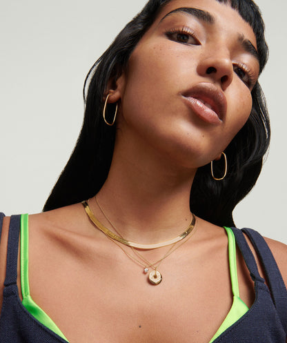 Kräftig Herringbone Kette Halskette