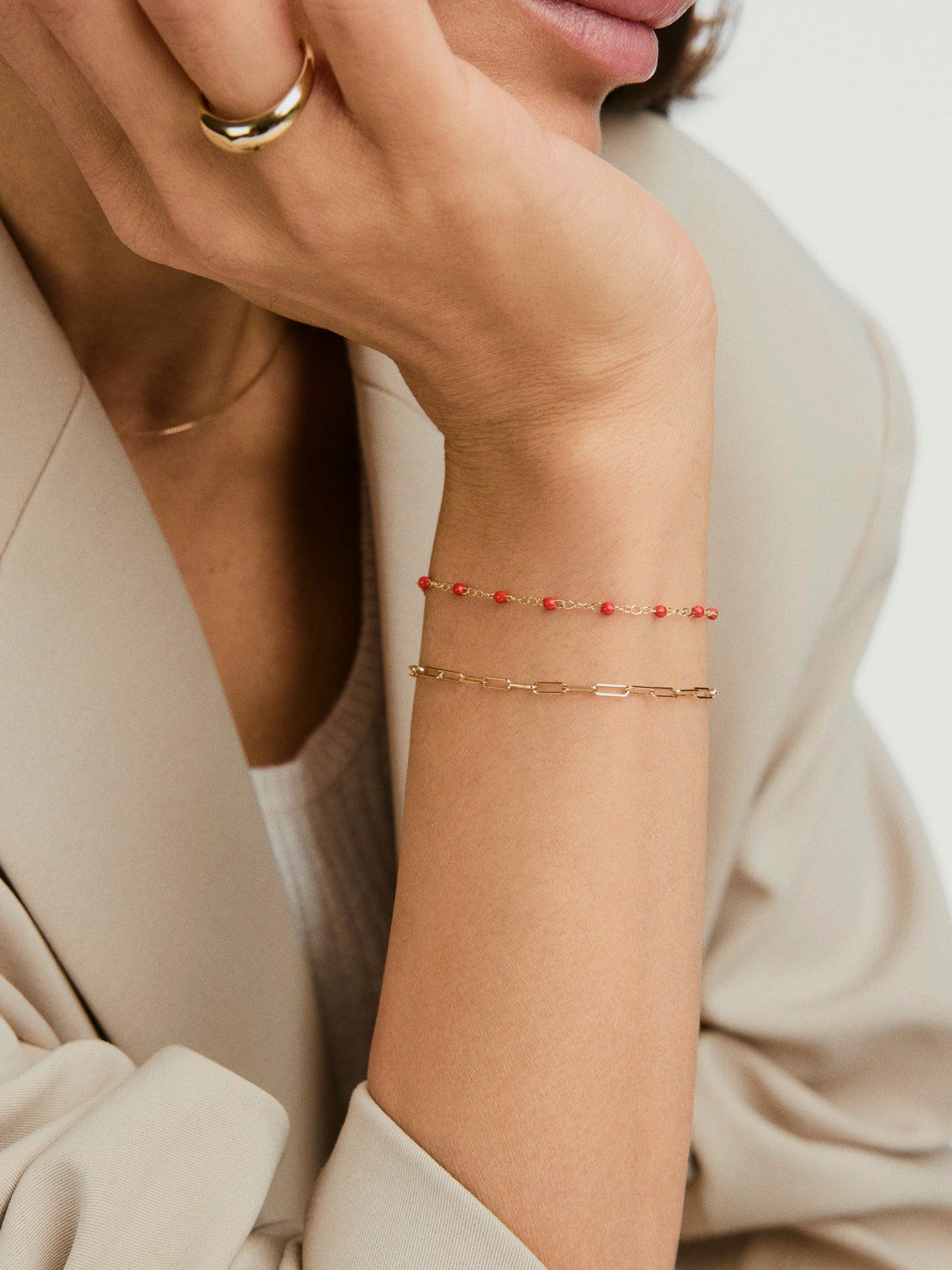 Enamel Spheres Bracelet