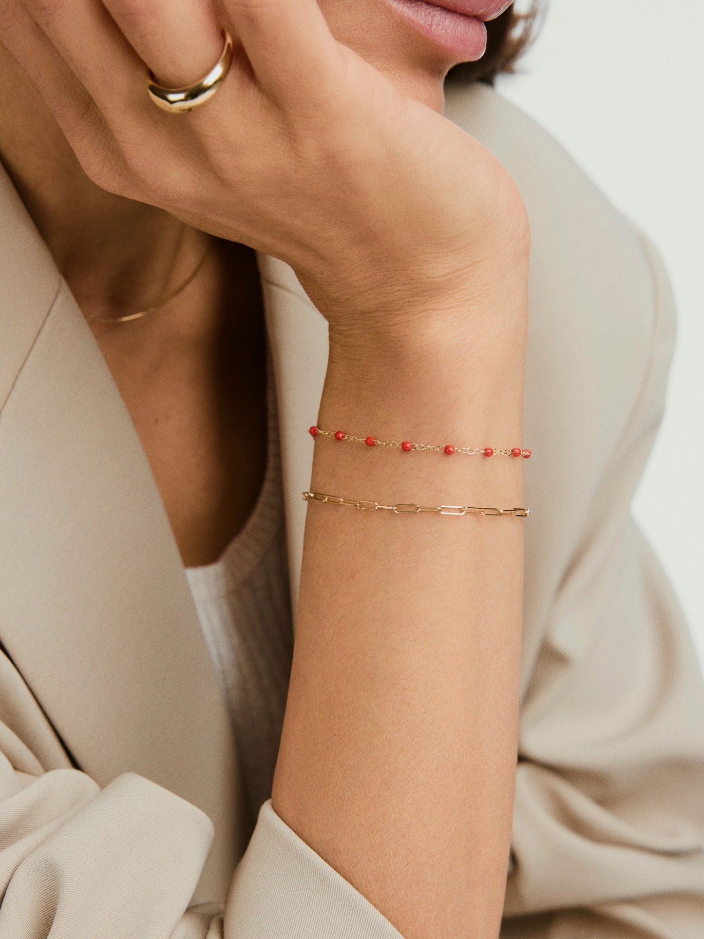 Enamel Spheres Bracelet