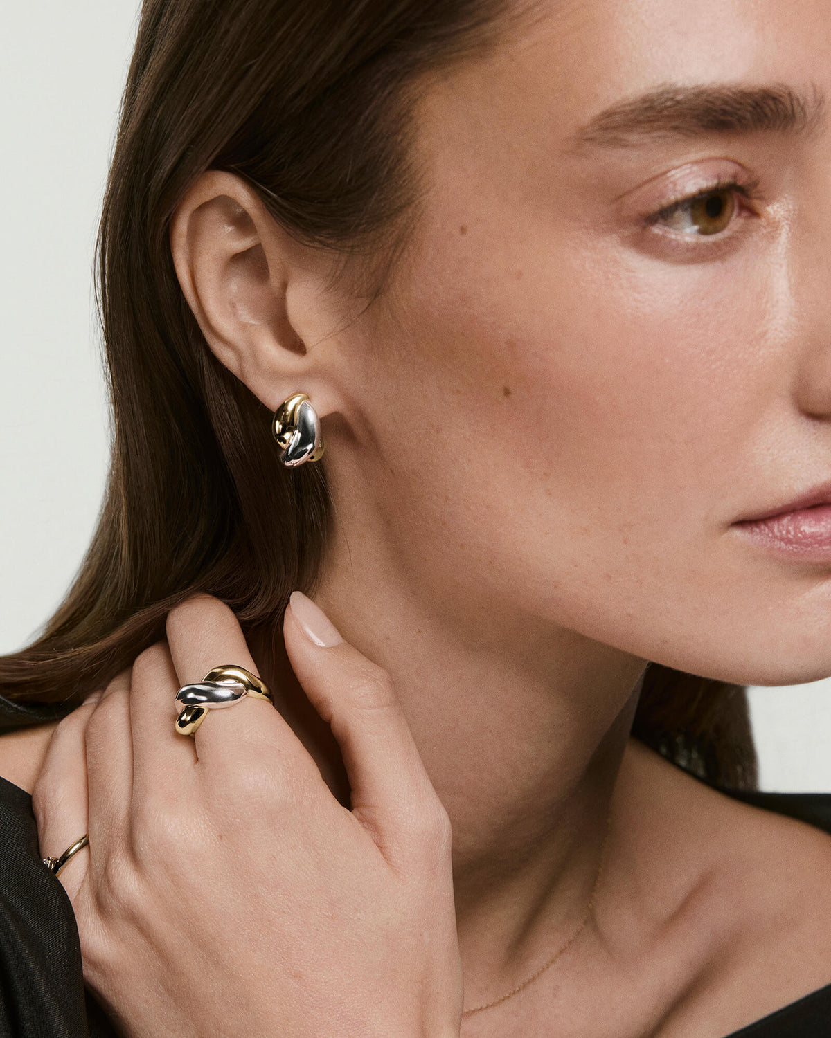 Brioche Mixed Metal Ring