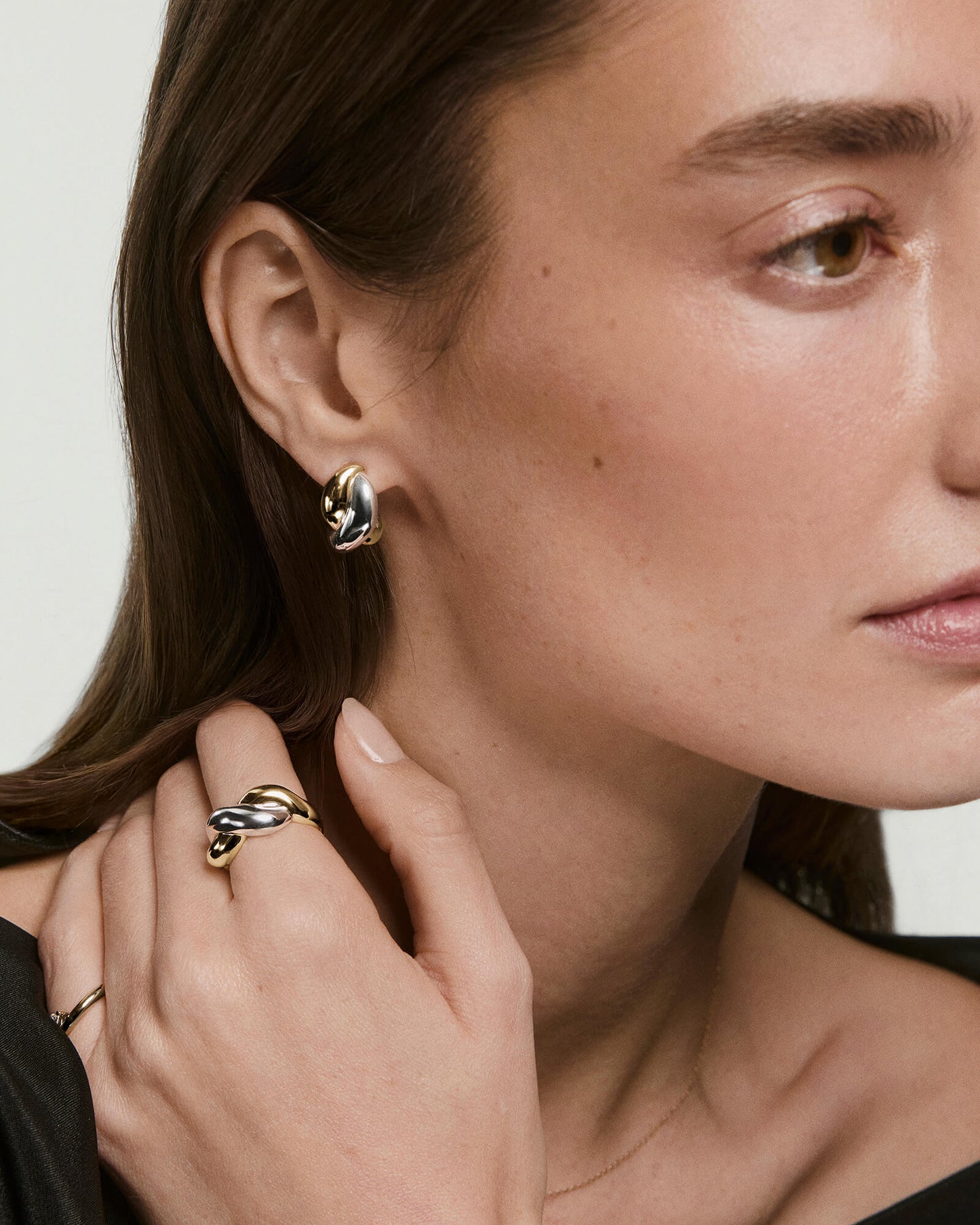 Brioche Mixed Metal Ring