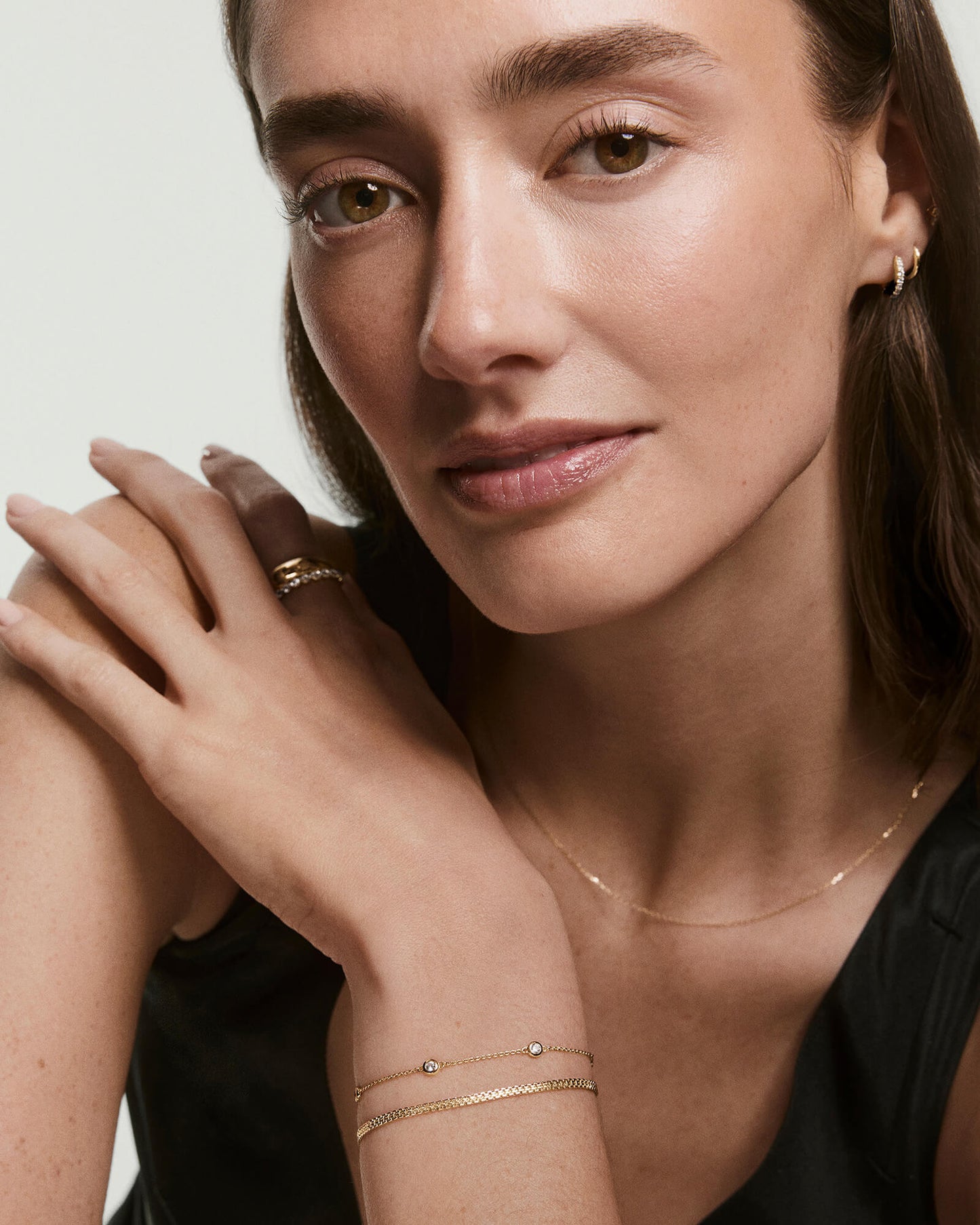 Lab Grown Sapphire Orbit Bracelet